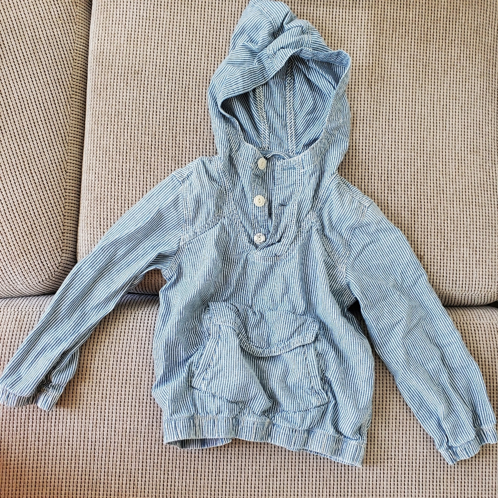 GAP Railroad Denim anorak, toddler sz 5